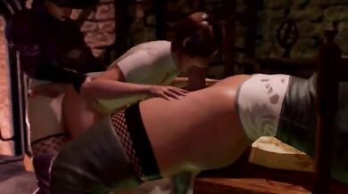 The Black Sheep and the Ova Cunts: Lucky Sob Gets Double Fucked by Two Thicc Futas