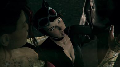 Sensual Catwoman and Poison Ivy, Lip Tease - Brotherhood SFM Porn Video