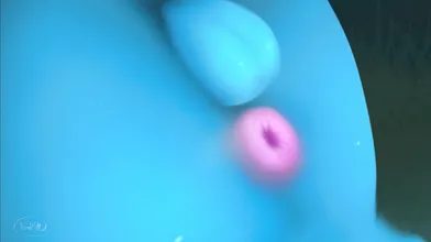 Machokes muscles flex and twitch as he pumps his long, hard cock into Lucarios tight ass!
