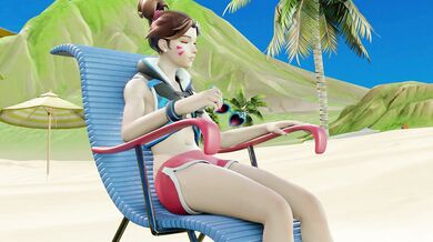 Dva, Sombra and Mei at the Beach (Part 2)