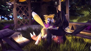 The Adorable Trio: Renamon, Guilmon and Mal0 go Furry Romantic