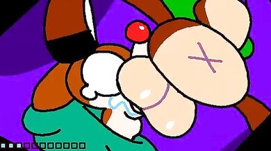 A busty beauty takes on a massive horse cock in this hentai porn parody of Rudolph the Red-Nosed Reindeer!