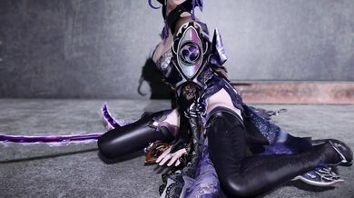 Watch the steamy trailer of Raiden Shogun Cosplayer being tempted by her own naughty desires in The Temptation