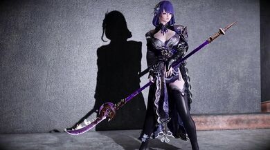 Watch the steamy trailer of Raiden Shogun Cosplayer being tempted by her own naughty desires in The Temptation