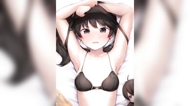 Watch as Karen Araragi gets it on with a horny monster named Kimoshi in this HENTAI video!