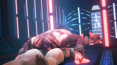 Watch as the seductive Cortana Top takes on Baron Strap in a hot and steamy hentai scene that will leave you breathless