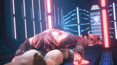 Watch as the seductive Cortana Top takes on Baron Strap in a hot and steamy hentai scene that will leave you breathless