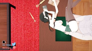 Office Hentai: Spying on the Bosss Daughter - Youre Getting Drilled by Her Boss on the Office Desk |n| MrImpy%