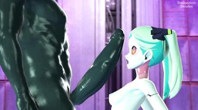 Becky se divide en mitad por el Macho Ciborg y su Membrana de Chromo, en este Video Hentai SUB-ESPAÑOL