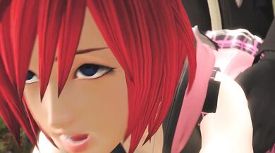 Kairi, the innocent princess of heart, is for*ced to perform an erotic act with her beloved Axel in this amateur throwaway porn video