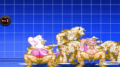 MUGEN GNOLL RAID3 GANG BANG MIEishaoF and LopunnyF (OLD VIDEO)