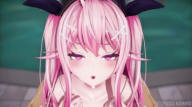 The sexy Yuzu Konbu takes a bubble bath with her lover, enjoying the warm water as they make passionate love