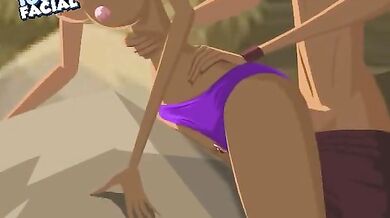 Rebooted and Ready to Go: Stoked Porn Parody featuring Famous Toons Facials