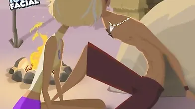 Rebooted and Ready to Go: Stoked Porn Parody featuring Famous Toons Facials