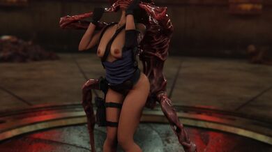 Evil Step-Sister Jill Gets Anal Fucked by Siren Head