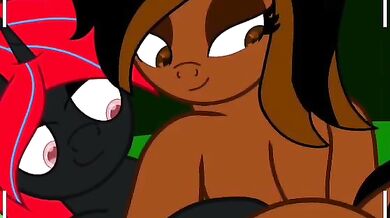 My Little Ponies: Friendship is Magic meets Overwatch as Dylina Shieldstar celebrates her birthday by giving her heartless boyfriend a butt job