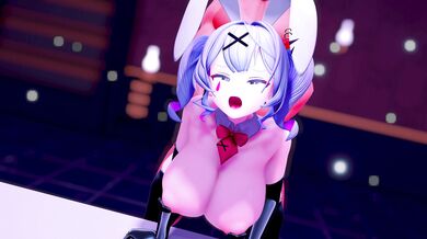 Hentai Sexual Intercourse with the Rabbit in Her Inverted Bunnysuit [Inverted Bunnysuit]