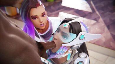 Symmetra and Sombra BJs (Blacked) [Cawneil] [No WM]