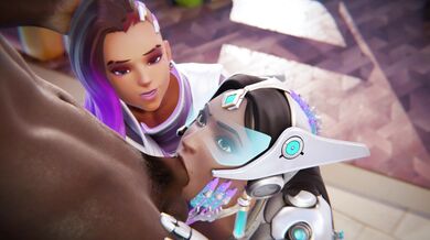 Symmetra and Sombra BJs (Blacked) [Cawneil] [No WM]