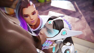 Symmetra and Sombra BJs (Blacked) [Cawneil] [No WM]