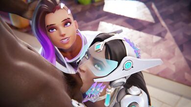 Symmetra and Sombra BJs (Blacked) [Cawneil] [No WM]