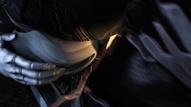 Big Johnson gets under the suit, and AI-curious explores his massive cock!