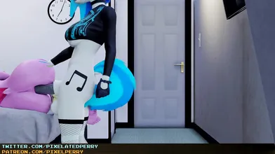 Watch the sexy hotel maid have a wild sex romp with her customer in this Vinyl Hotel Romp porn video!