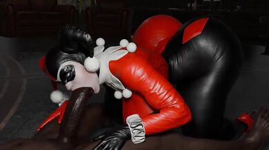 Ms Quinn Gets Her Cock Sucked by Two Hunks in High Heels