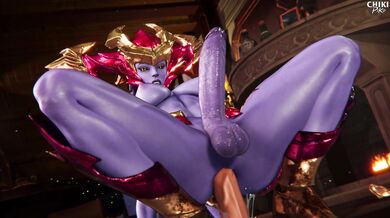 Futa Shyvana Seduced by Dildo