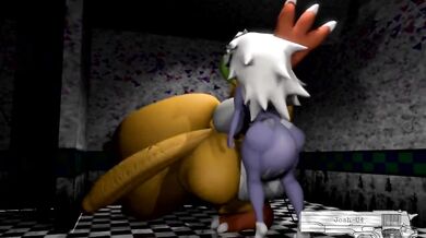 Fresh-faced Roxanne engulfs a moldy lady