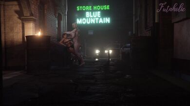 In the Farmhouse, Futaholic Gets Outside to Get Fucked!
