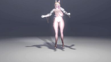 Hey baby, say my name Ahri is ready for you with a fixed camera view