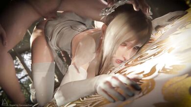 Sexy Aranea is having trouble enjoying her Honeymoon in FFXIVs new expansion, [Initial]