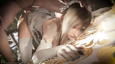 Sexy Aranea is having trouble enjoying her Honeymoon in FFXIVs new expansion, [Initial]