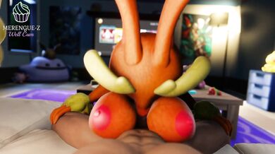 Sultry Lopunny gets a Merengue Z to her Titjob