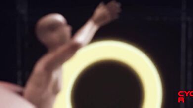 The red-haired beauty, Miranda, indulges in a delectable snack while her lover watches in lustful delight