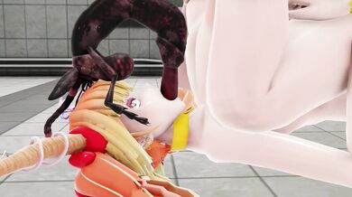 Suika Sucks Bees with Hehe in the Bathroom