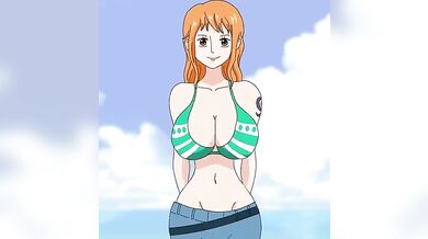 One Piece Nami Popping Boobs Out