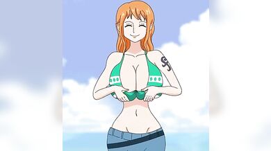 One Piece Nami Popping Boobs Out