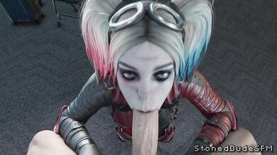 Mrs Robinsons Wild Ride: A Blowjob POV with Harley Quinn
