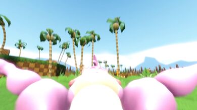 Watching Amy Roses POV sex scene in the new Hentai anime, as she is taken from behind by two male characters and a female