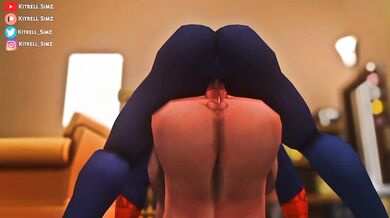 The two muscular heroes, Spiderman and Wolverine, team up for a steamy adventure together in The Web of Logan