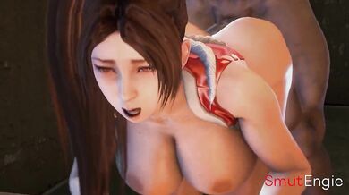 Mai Shiranui gets pounded by a monstrous futa in this smutty engine!