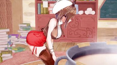 Awkward Ryza-chan With Anxiety Disorder, Who Accidentally Grabs The Cock And Makes It Harder [Peho-Koi]