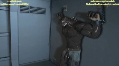 A HUGE MONSTER THUG AND PSYLOCKE GIVE A WILD ANAL SEX IN THE WOODS