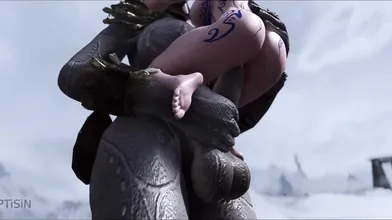 Sexy Curvaceous Futanari Giantess Stretches Her Perfect Body
