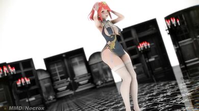 Pyra Thicc Darling Dancing in Sirius Outfit from Xenoblade Chronicles