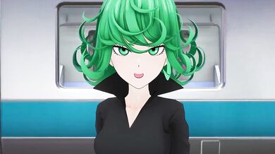 Mighty One-Punch Man and the Wind Goddess Tatsumaki Get Down in a Cream Pie