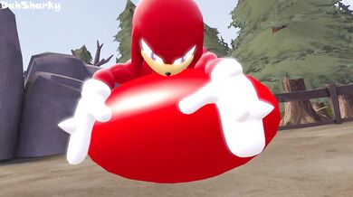 Pop goes the weasel, in a pile of balloon rubble!