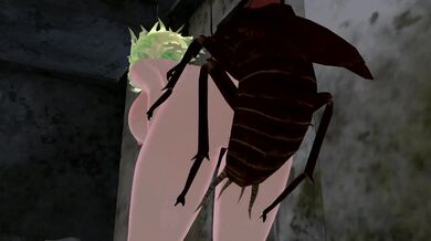 [debon] Big titty Gumi bumps into some cockroaches